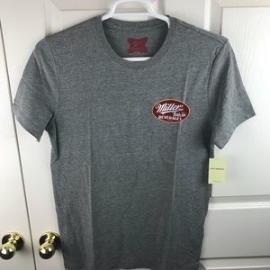 Men's Lucky Brand Miller High Life T-Shirt Gray Medium